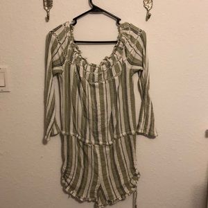 Roxy off the shoulder romper